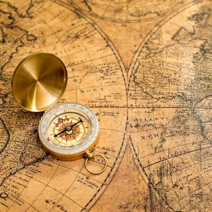 map and compass